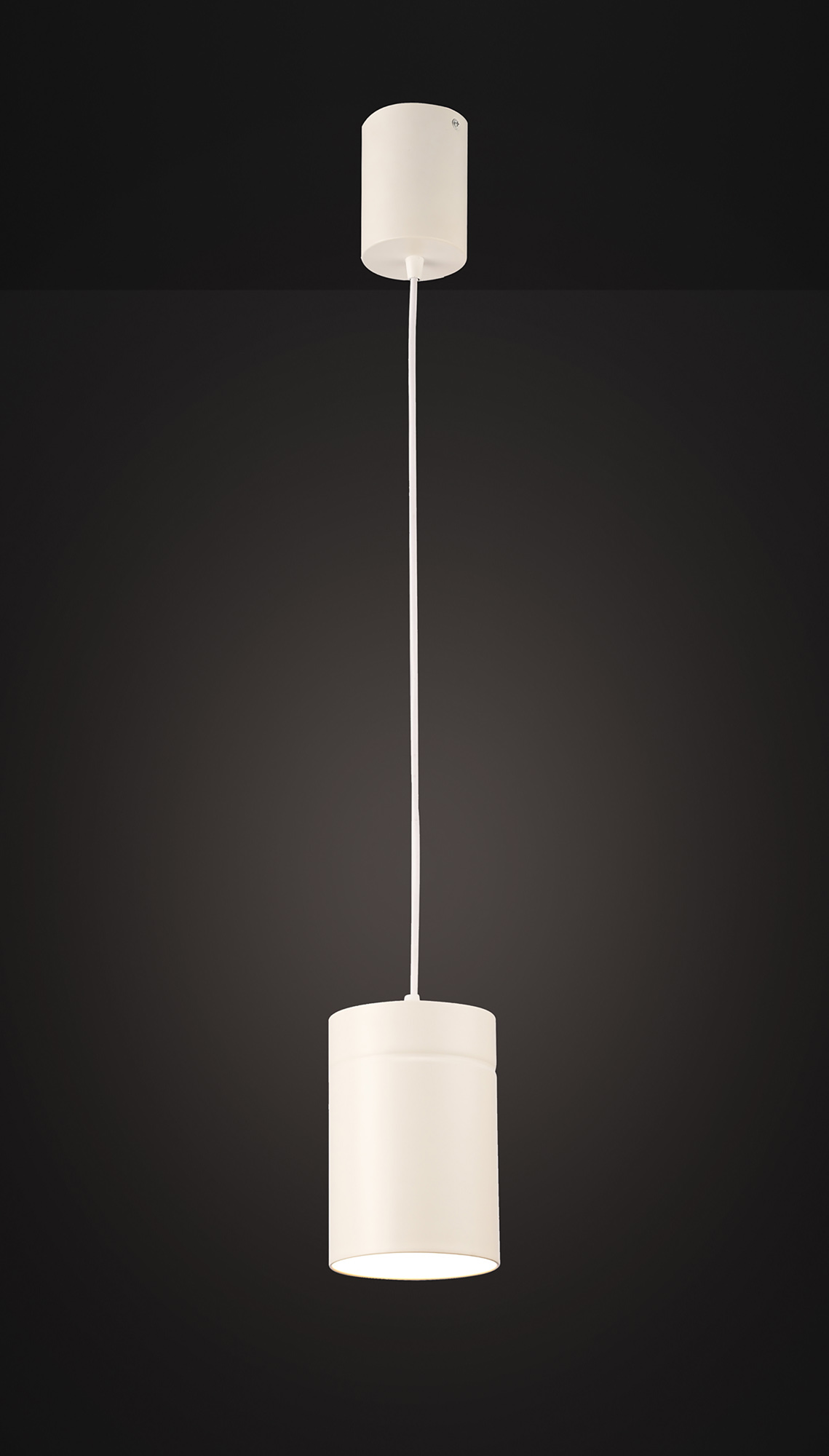 Aruba Matt White Ceiling Lights Mantra Fusion Single Pendant